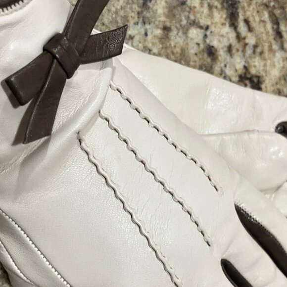 LEATHER & CASHMERE Made in ITALY --Lined Gloves NEW!! - Picture 8 of 12